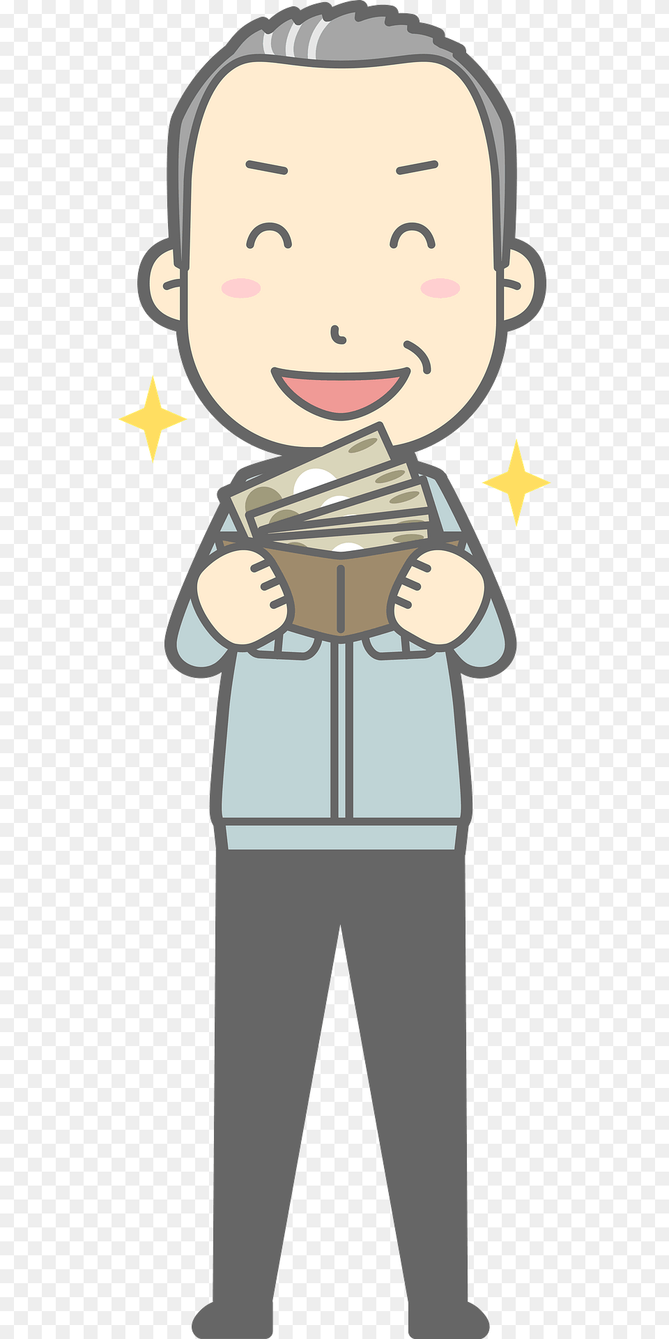 Matt Businessman Is Rich With Money Clipart, Book, Publication, Comics, Baby Free Png Download