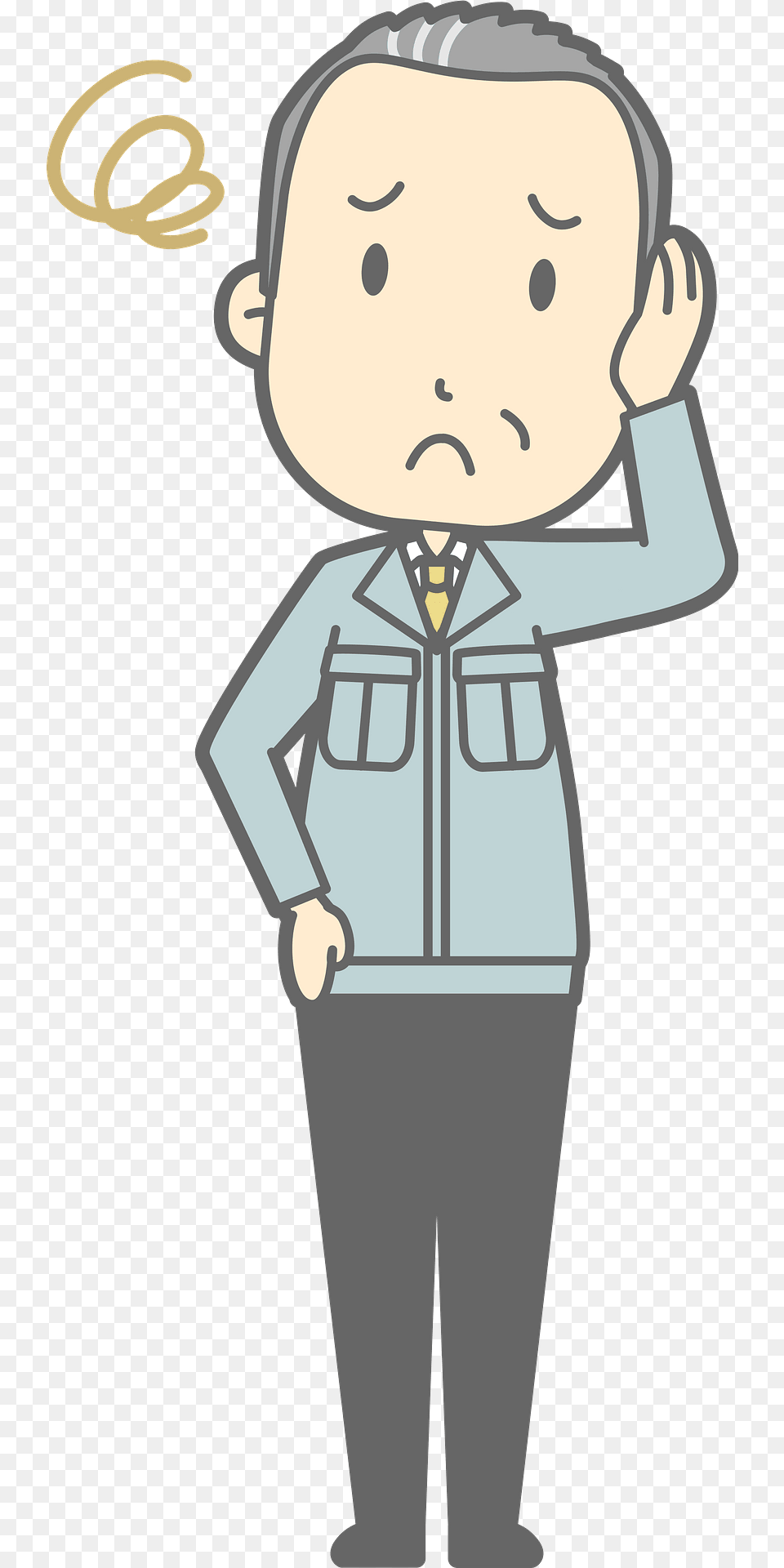 Matt Businessman Is Troubled Clipart, Book, Person, Head, Face Free Png Download