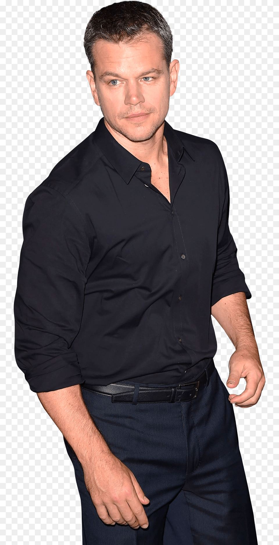 Matt Damon, Accessories, Shirt, Pants, Long Sleeve Free Png