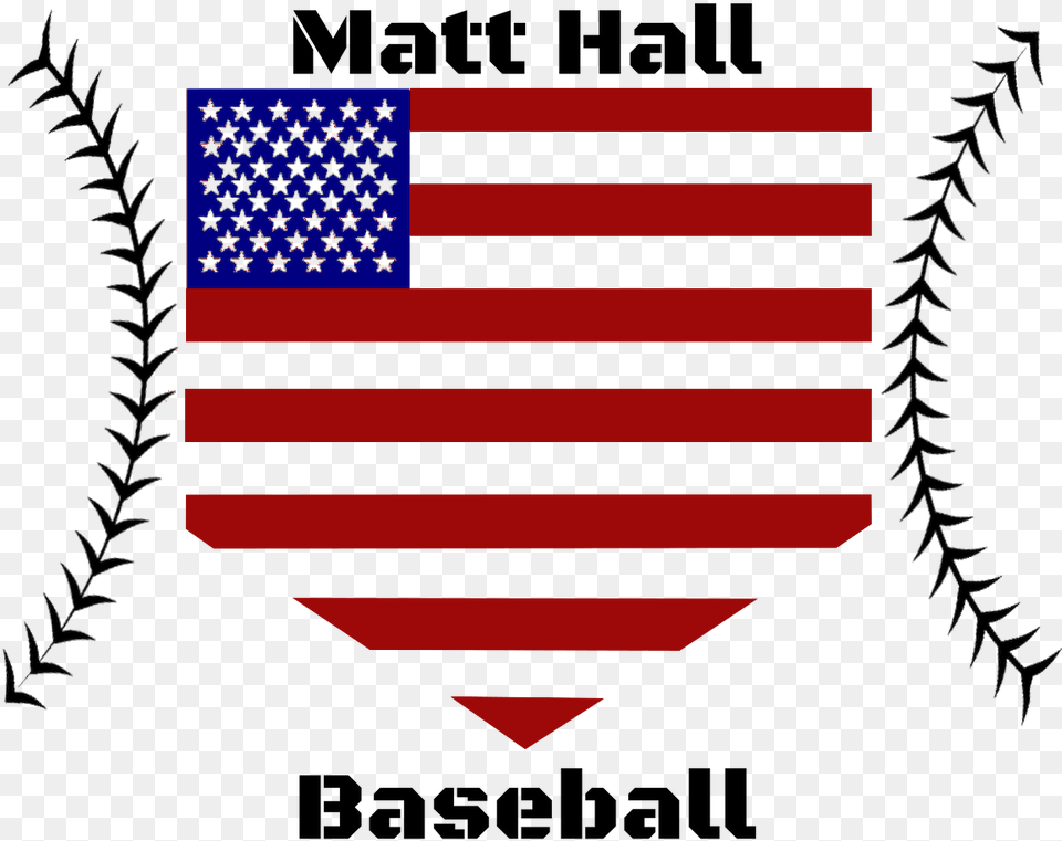 Matt Hall Baseball Flag Of The United States, American Flag Png