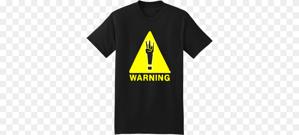Matt Hardy Warning Hanes Beefy Tee Emblem, Clothing, T-shirt, Triangle, Sign Free Transparent Png