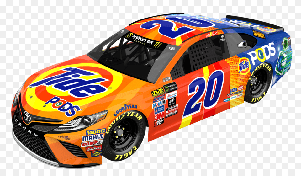 Matt Kenseth Tide Pods Car Nascar, Transportation, Vehicle, Sports Car, Machine Free Png