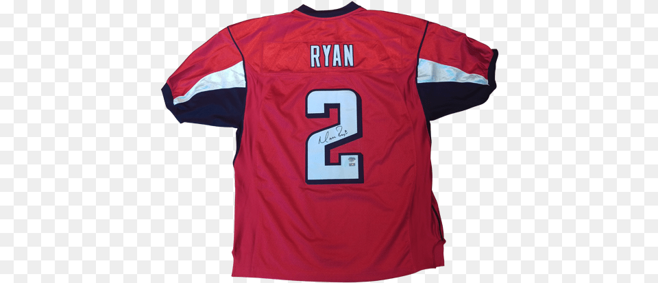 Matt Ryan Autographed Authentic Reebok On Field Atlanta, Clothing, Shirt, T-shirt, Jersey Free Transparent Png