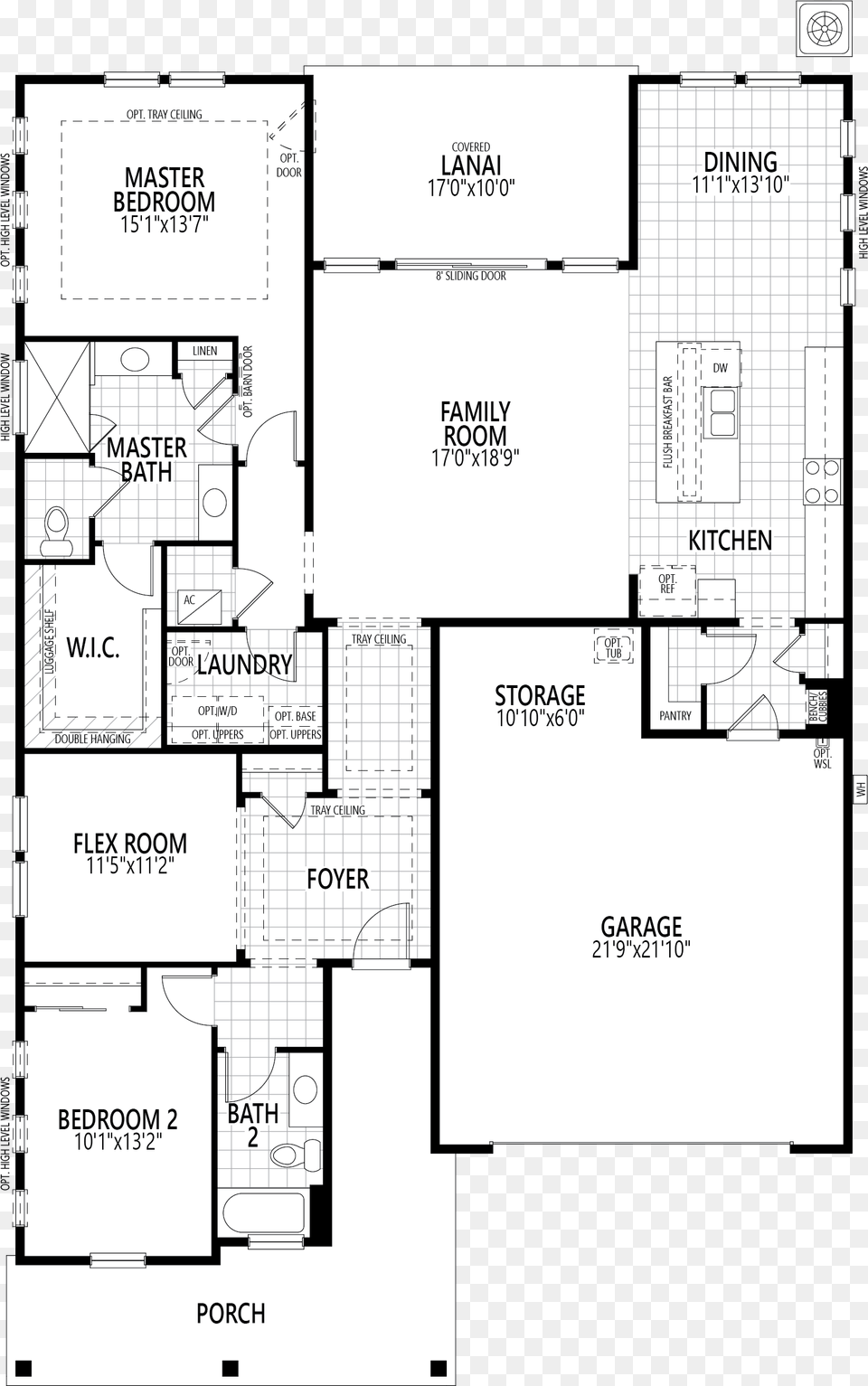 Mattamy Homes In Saint Johns Fl Floor Plan, Diagram, Floor Plan, Chart, Plot Png Image