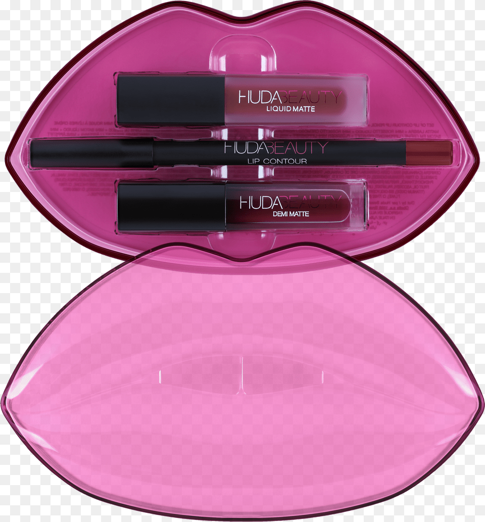 Matte Amp Cream Lip Set Huda Beauty Bawse And Famous Png