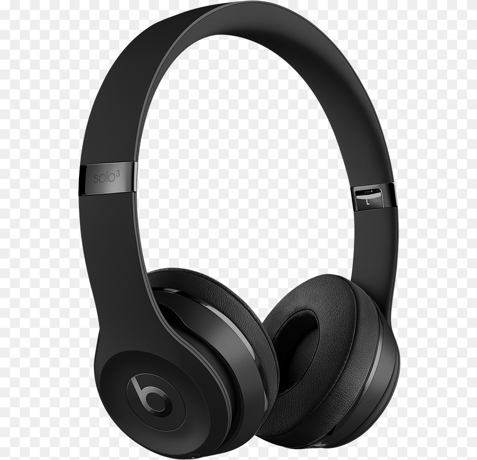 Matte Black Beats Solo 3 Black, Electronics, Headphones Free Transparent Png