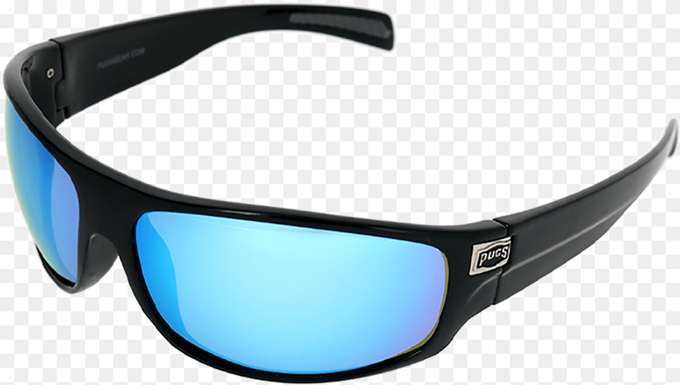 Matte Black Frame Ice Blue Mirror Lens Plastic, Accessories, Glasses, Sunglasses, Goggles Png