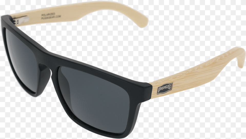 Matte Black Frame Natural Bamboo Temple Smoke Lens Vuarnet Sunglasses, Accessories, Glasses Png