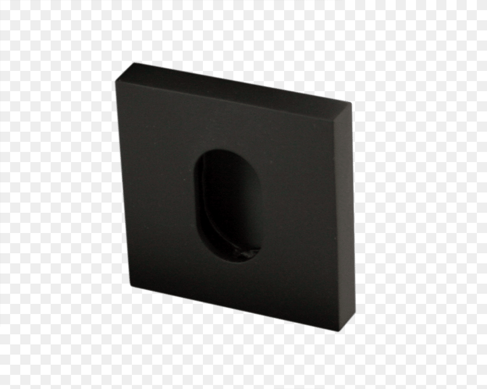 Matte Black Square Oval Escutcheon Metal, Hole, Electronics, Speaker Png