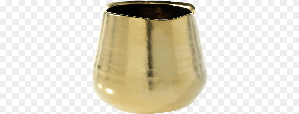 Matte Gold Ceramic Pot Succulent U0026 Cactus With Rustic Serveware, Jug, Jar, Water Jug Free Png Download