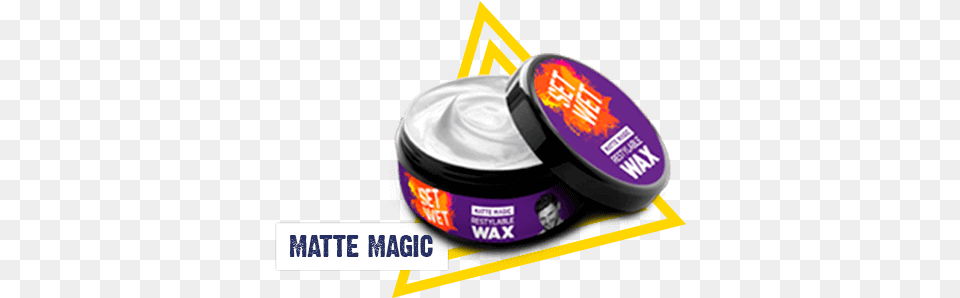 Matte Magic1 Set Wet Hair Wax, Bottle, Disk Free Transparent Png