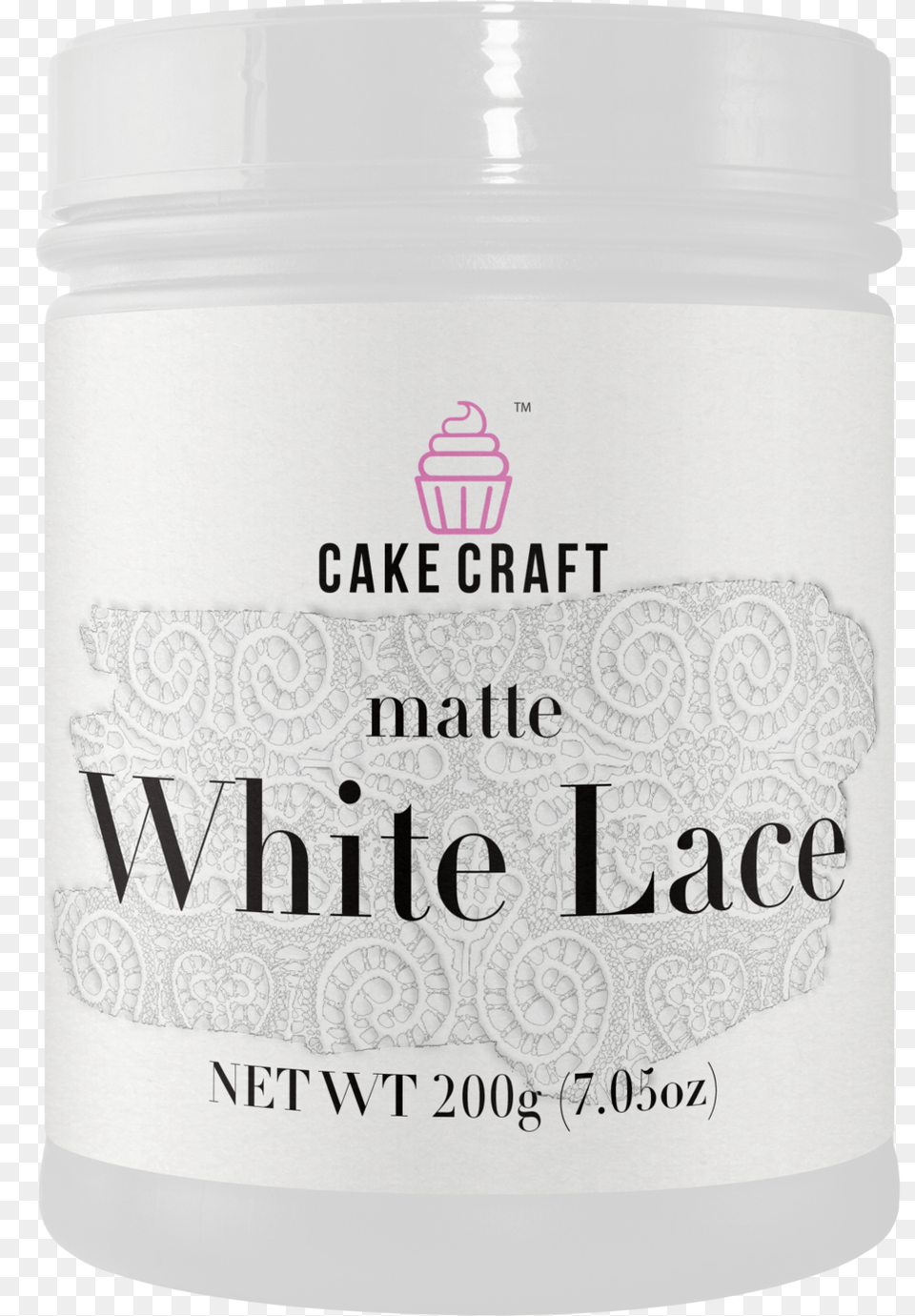 Matte White Lace Cream, Bottle, Cosmetics Free Png Download