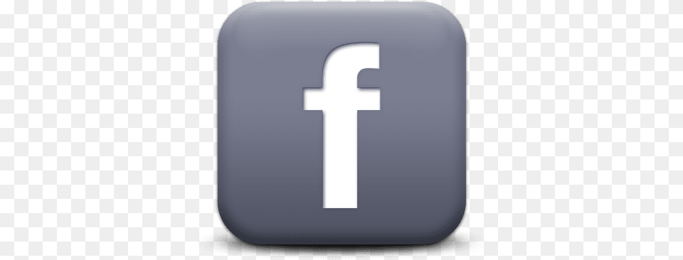 Mattegreysquareiconsocialmedialogosfacebook Facebook Logo In Grey Color, First Aid, Cross, Symbol, Cutlery Free Png Download