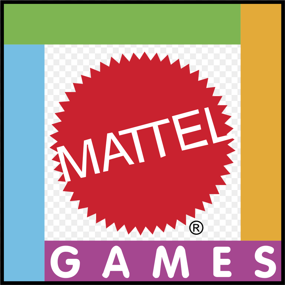 Mattel Games Logo Transparent Mattel Games Logo Transparent, Sticker, Dynamite, Weapon Png