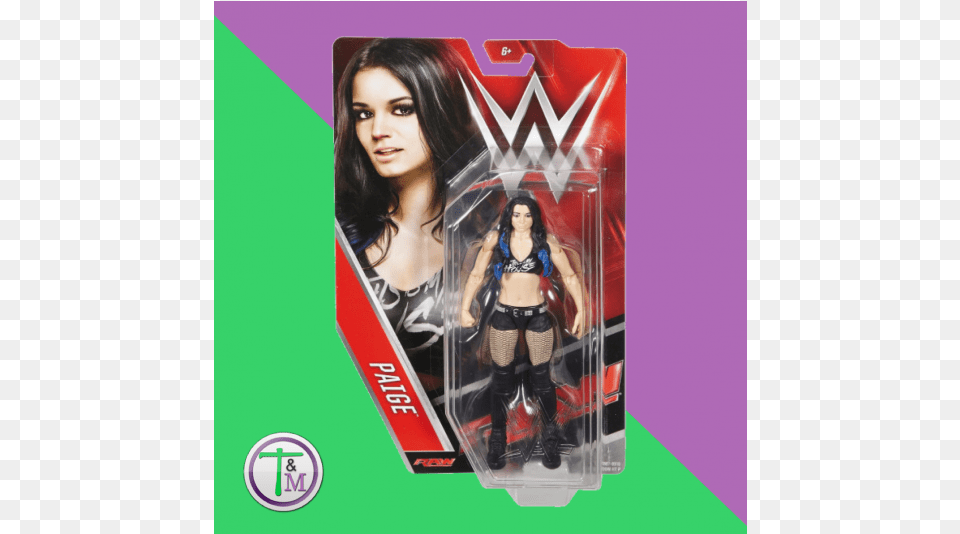 Mattel Wwe Paige Basic Action Figure, Adult, Female, Person, Woman Free Transparent Png