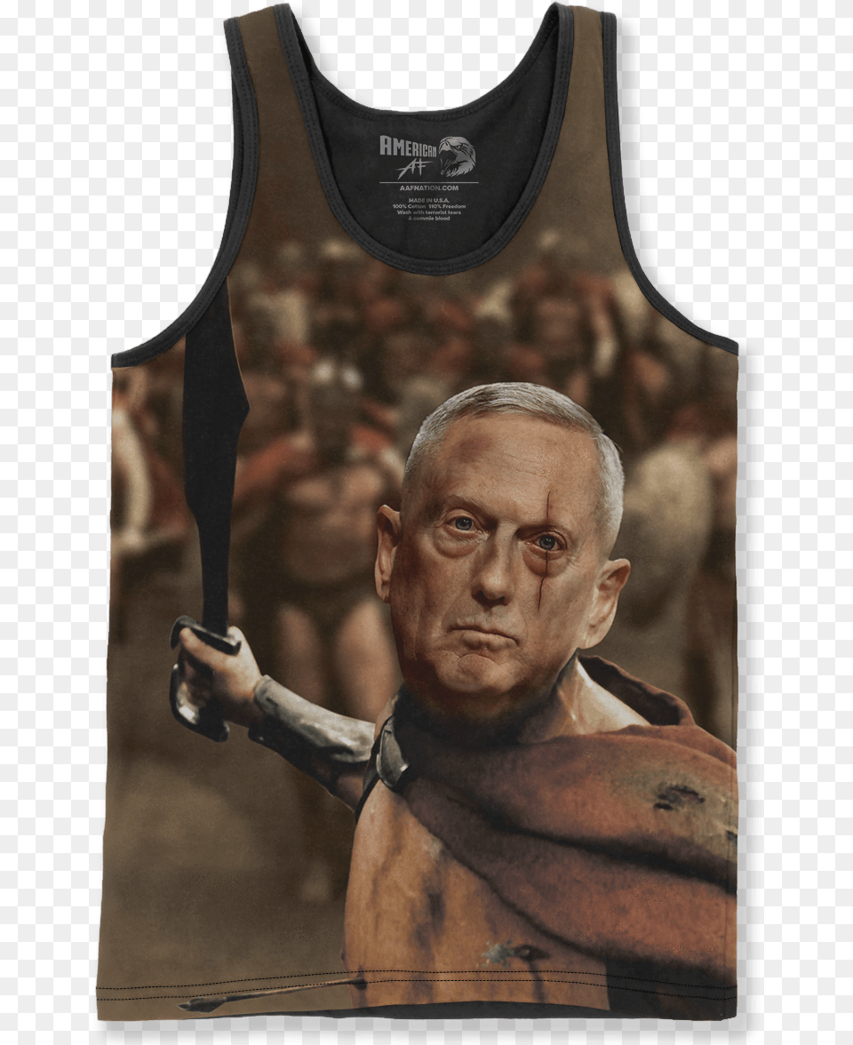 Mattis Tank 82a73f5e C5de 454e 87e9 43e5fa73ac04 Aaf Nation, Adult, Person, Man, Male Png