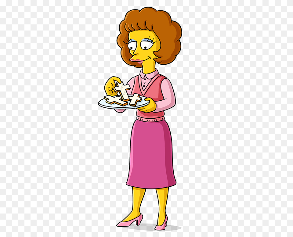 Maude Flanders Simpsons Wiki Fandom Powered, Child, Female, Girl, Person Free Png Download