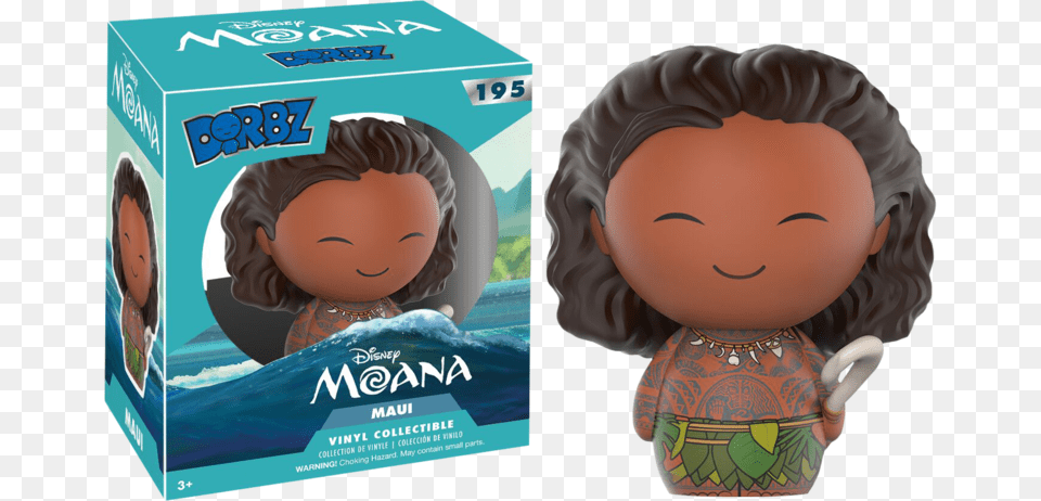 Maui Dorbz Vinyl Figure Funko Moana Dorbz Vinyl Figure, Doll, Toy, Baby, Person Free Png Download