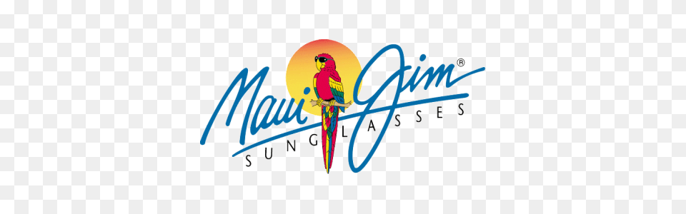 Maui Jim Glance Optics Eyewear, Animal, Bird, Parrot, Text Png