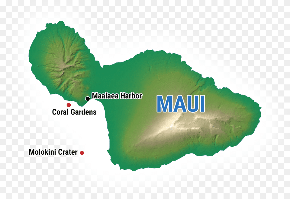 Maui Molokini Map, Coast, Vegetation, Tree, Shoreline Free Png