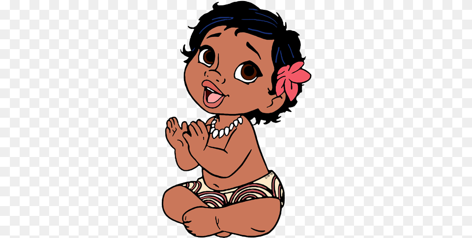 Maui Personajes De Moana Para Colorear Moana Baby, Person, Face, Head, Cartoon Png Image