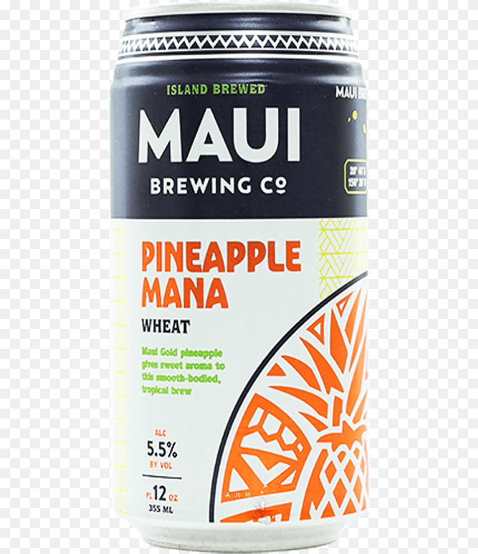 Maui Pineapple Mana, Can, Tin, Alcohol, Beer Png