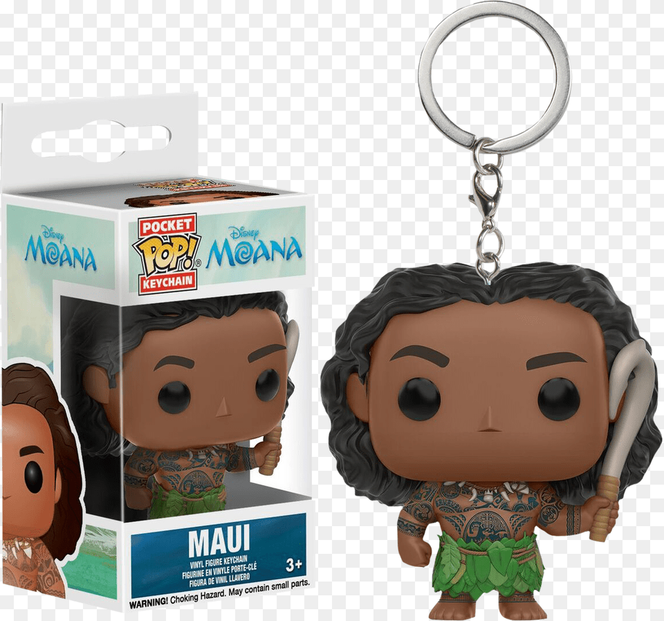 Maui Pocket Pop Vinyl Keychain, Baby, Person, Face, Head Free Transparent Png