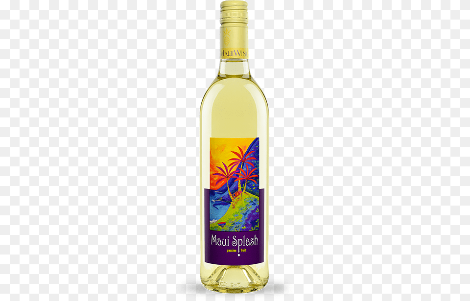 Maui Splash Mauiwine, Alcohol, Beverage, Liquor, Bottle Png Image