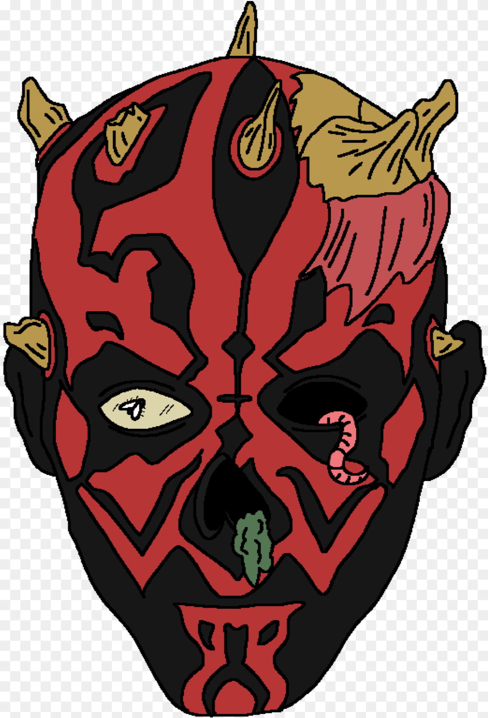 Maul Star Wars Zombie Illustration, Art, Baby, Person, Book Free Png