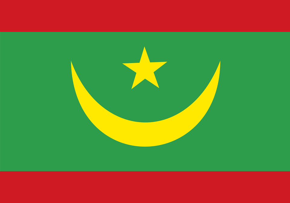 Mauritania Flag Clipart, Symbol, Star Symbol, Logo Free Png