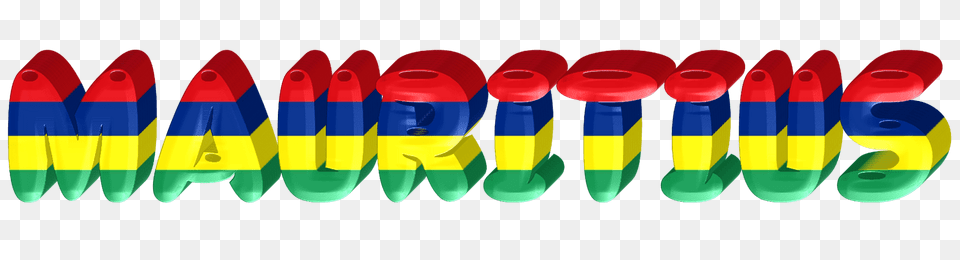 Mauritius Lettering With Flag Clipart Free Png