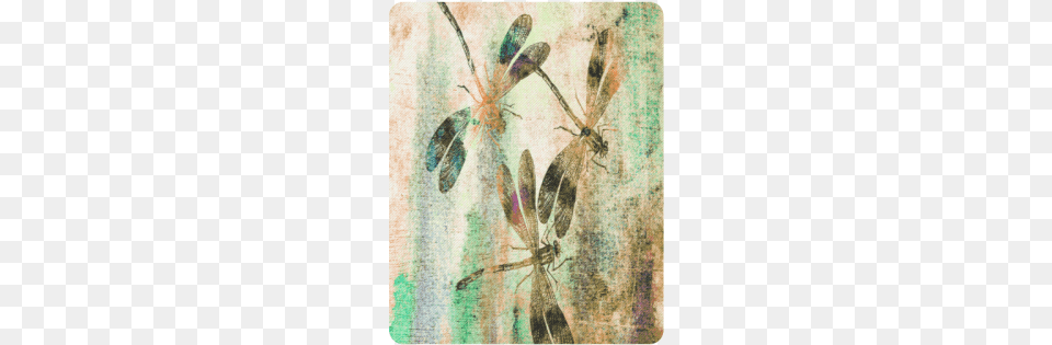 Mauritius Vintage Dragonflies Qr Rectangle Mousepad Mauritius Vintage Dragonflies Colours Bath Mat, Animal, Bee, Insect, Invertebrate Free Transparent Png