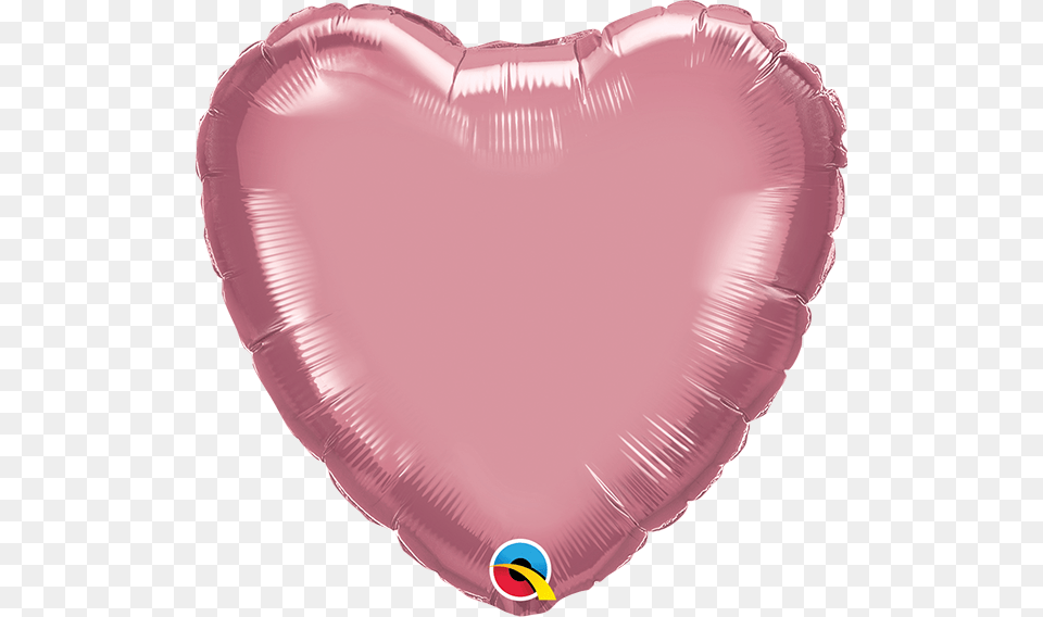 Mauve Heart Shaped Foil Decorator Balloon Balloon, Body Part, Mouth, Person, Tongue Free Png