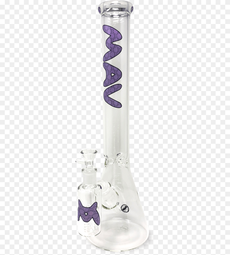 Mav Beaker Bong With Ash Catcher, Jar, Bottle, Pottery, Cosmetics Png Image
