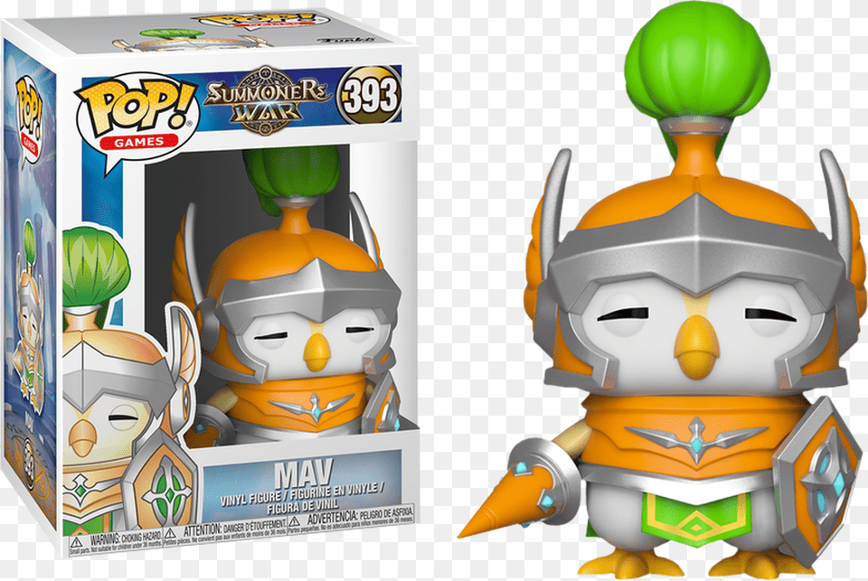 Mav Pop Vinyl Figure Summoners War Funko Pop, Baby, Person, Face, Head Free Transparent Png