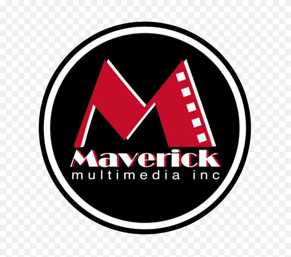 Maverick Logo Isolated, Emblem, Symbol, Disk Png Image