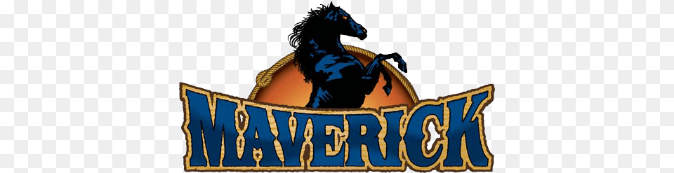 Maverick Logo Maverick Cedar Point Logo, Animal, Horse, Mammal, Stallion Free Transparent Png