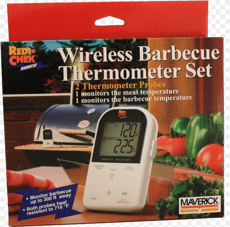 Maverick Wireless Barbecue Thermometer Set Et 732 At Ivation Long Range Wireless Thermometer W Spare Probe Png