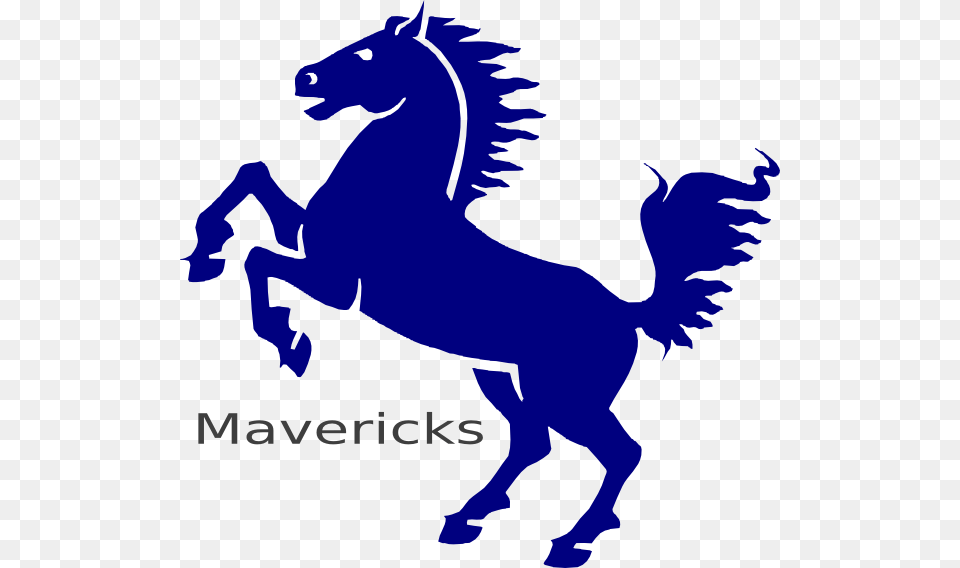 Mavericks Logo, Silhouette, Animal, Horse, Mammal Png
