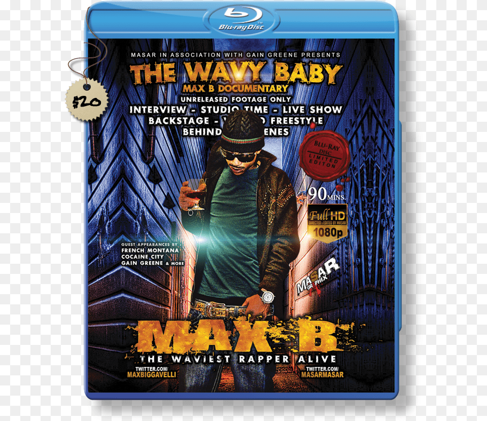 Max B Wavy Baby Blu Ray Vol 1 Pc Game, Adult, Male, Man, Person Png