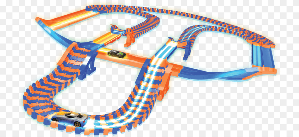 Max Flex 300 Rc Glow In The Dark Dual Race Set Giveaway Bungee Cord, Animal, Fish, Sea Life, Shark Png Image