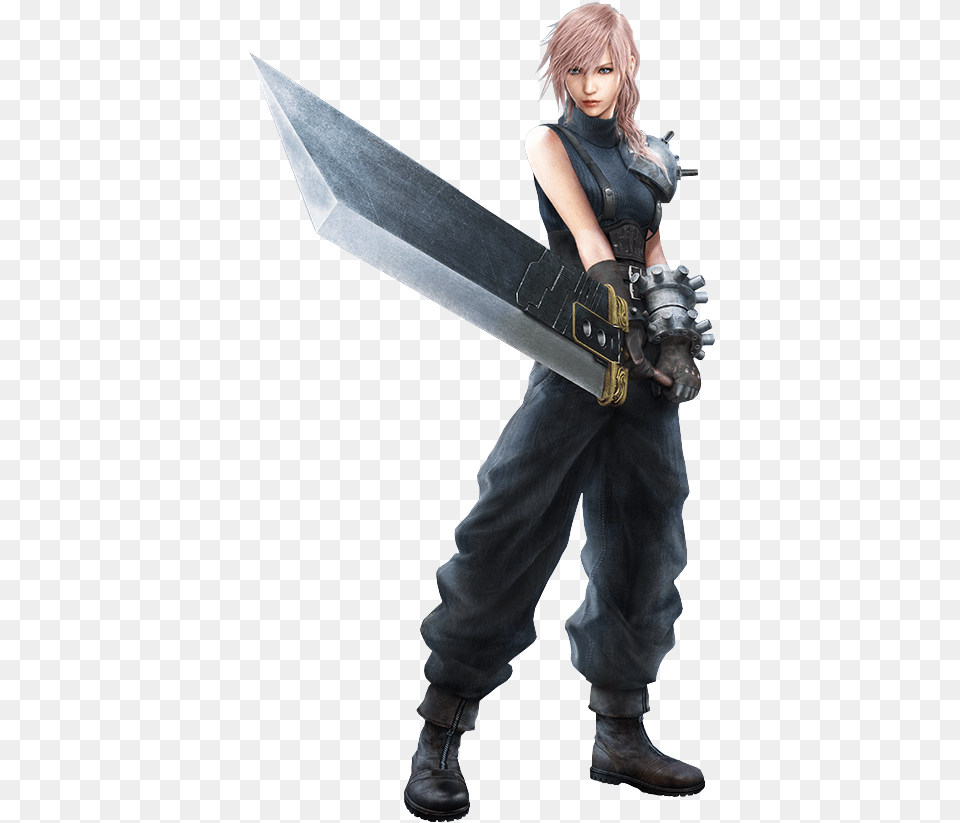 Max Lightning Returns Final Fantasy Xiii Cloud, Weapon, Clothing, Costume, Sword Png Image