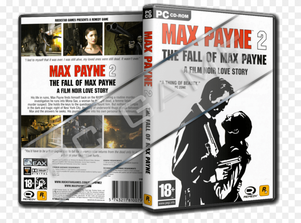 Max Payne 2 Pc Oyun, Publication, Adult, Person, Female Free Png