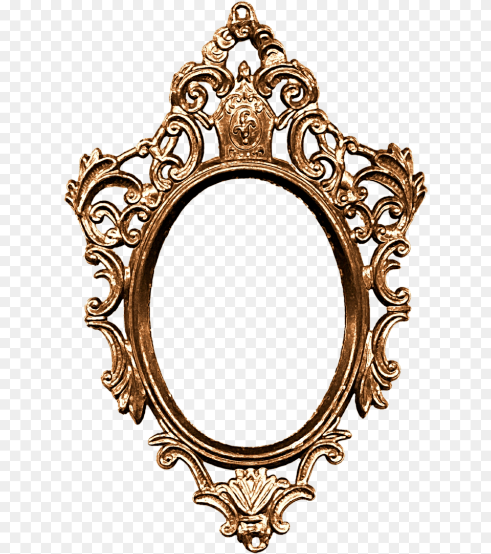Max Rec The Paintings Transparent Background Gold Mirror Frame, Photography, Bronze, Oval Png Image