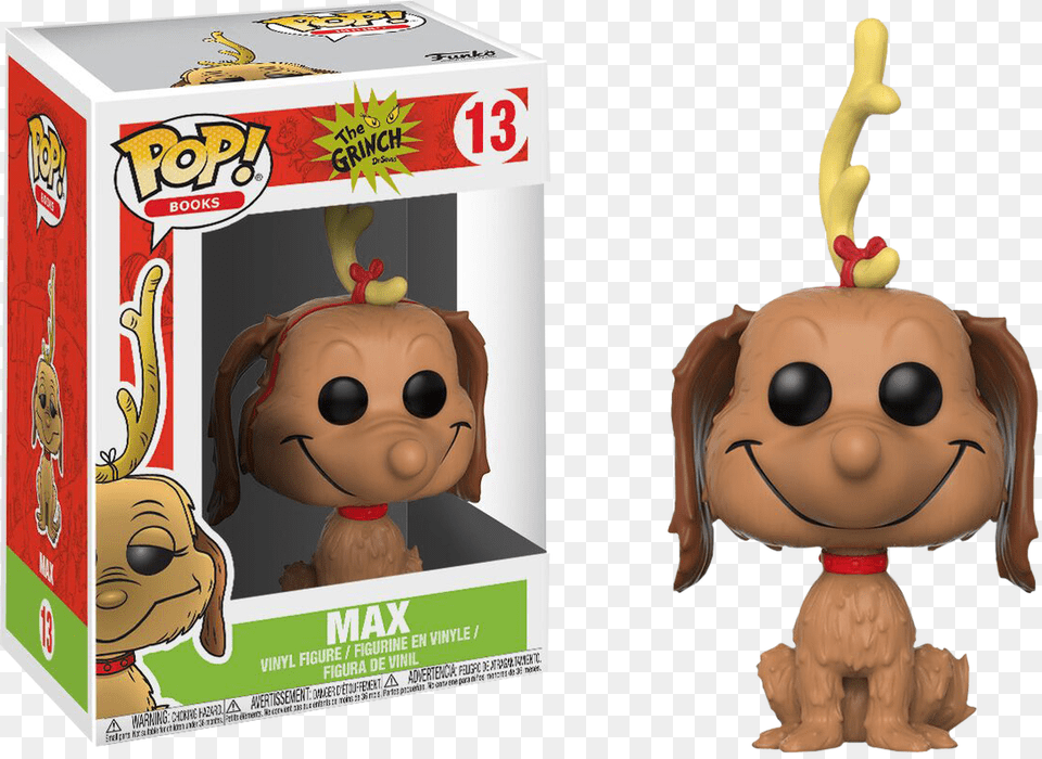 Max The Dog Pop Vinyl Figure Max Grinch Funko Pop, Plush, Toy, Baby, Doll Free Png Download