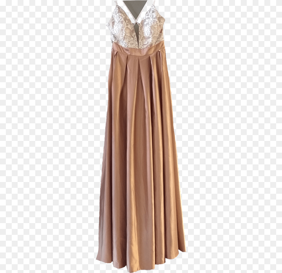 Maxi Dress With Thin Braces And Cross Back Gown, Clothing, Fashion, Formal Wear, Adult Free Png