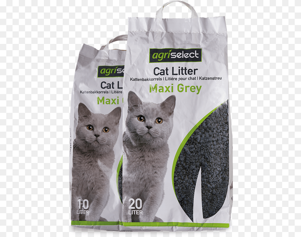 Maxigreycompleet Agri Select Cat Litter Basic Grey, Bag, Animal, Mammal, Pet Free Png