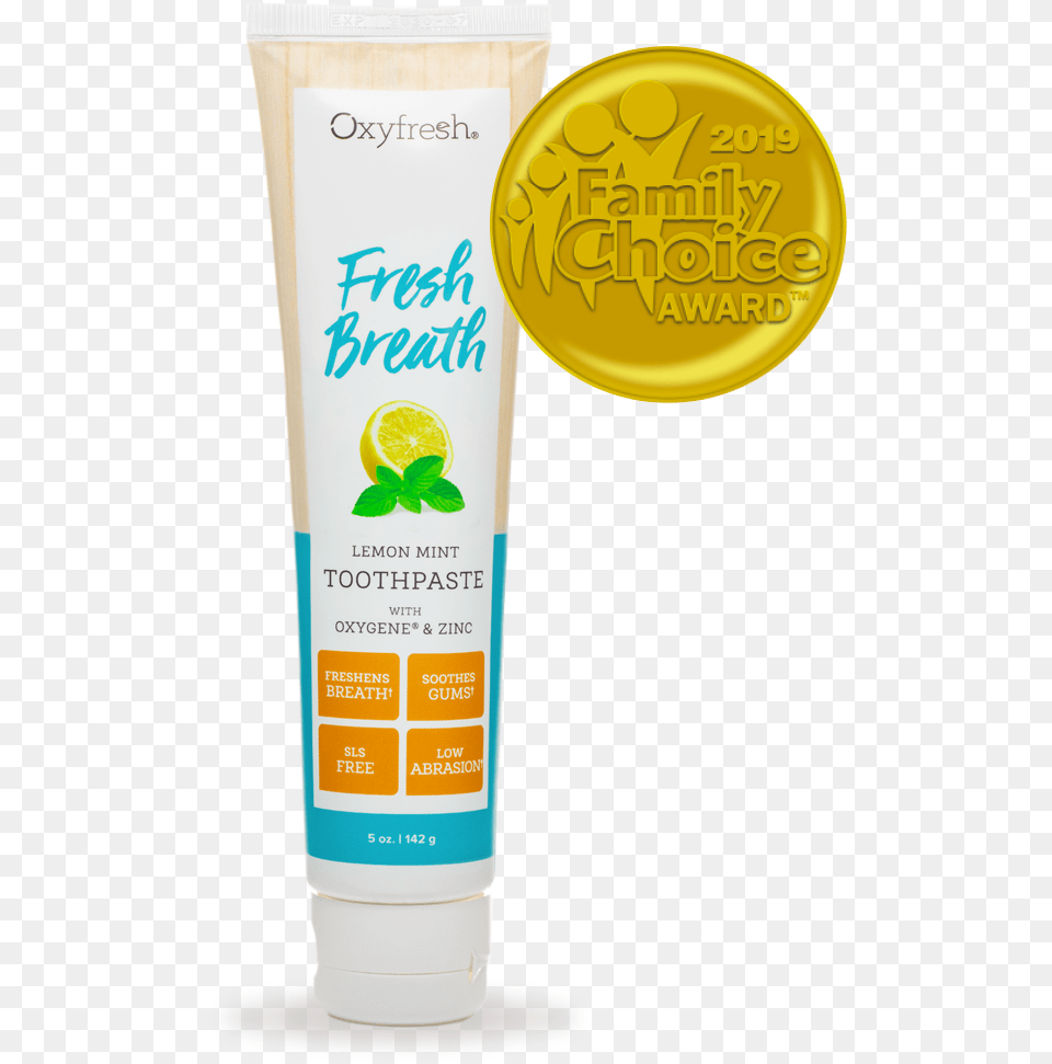 Maximum Fresh Breath Lemon Mint Toothpaste Oxyfresh Mouthwash, Bottle, Cosmetics, Lotion, Sunscreen Free Transparent Png
