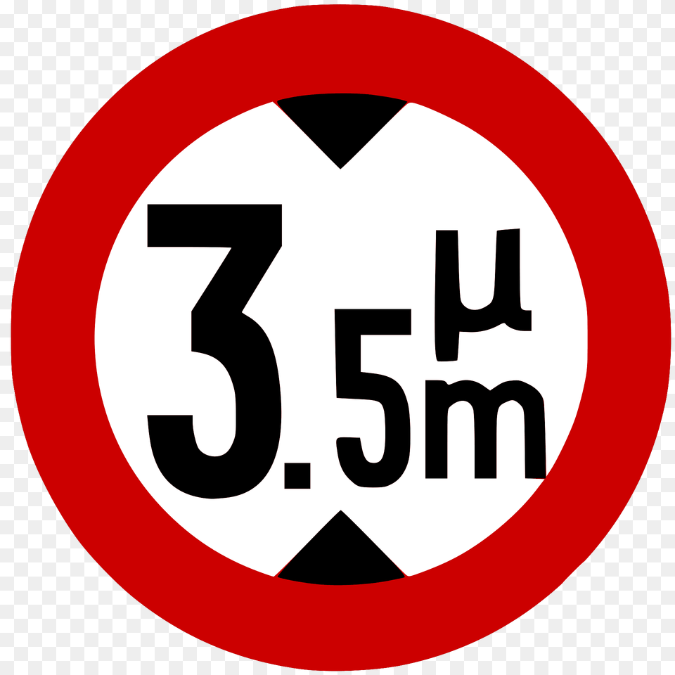 Maximum Height Sign In Greece Clipart, Symbol, Road Sign Png Image