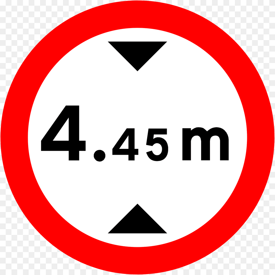 Maximum Height Sign In Ireland Clipart, Symbol, Road Sign Free Png